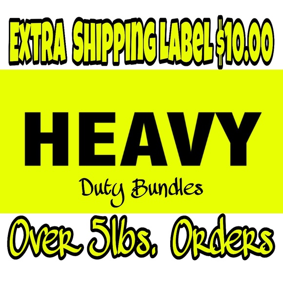 Extra Shipping for Orders over 5 pounds 💪🏾 - Picture 1 of 1